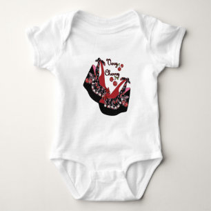 RAB Rockabilly Very Cherry Schuhe Baby Strampler