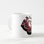 RAB Rockabilly Very Cherry Schuhe Kaffeetasse (Vorderseite Links)