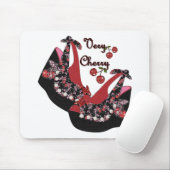 RAB Rockabilly Very Cherry Schuhe Mousepad (Mit Mouse)