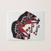 RAB Rockabilly Very Cherry Schuhe Puzzle (Horizontal)