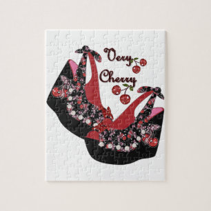 RAB Rockabilly Very Cherry Schuhe Puzzle