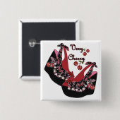 RAB Rockabilly Very Cherry Shoes Button (Vorne & Hinten)