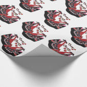 RAB Rockabilly Very Cherry Shoes Geschenkpapier (Ecke)