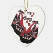 RAB Rockabilly Very Cherry Shoes Keramik Ornament (Links)