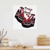 RAB Rockabilly Very Cherry Shoes Poster (Küche)