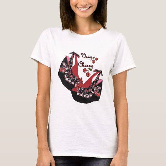 RAB Rockabilly Very Cherry Shoes T-Shirt (Vorderseite)