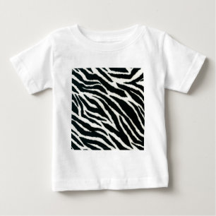 RAB Rockabilly Zebra Print Black & White Baby T-shirt