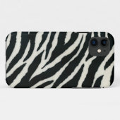 RAB Rockabilly Zebra Print Black & White Case-Mate iPhone Hülle (Rückseite (Horizontal))