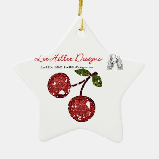 RAB Rockabilly Zebra Print Black & White Keramik Ornament (Hinten)