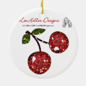 RAB Rockabilly Zebra Print Black & White Keramikornament (Hinten)