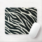 RAB Rockabilly Zebra Print Black & White Mousepad (Mit Mouse)