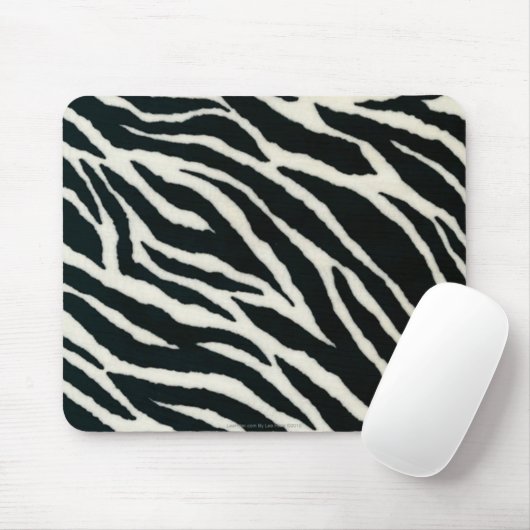 RAB Rockabilly Zebra Print Black & White Mousepad (Mit Mouse)
