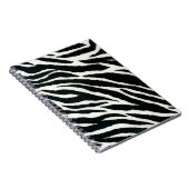 RAB Rockabilly Zebra Print Black & White Notizblock (Rechte Seite)
