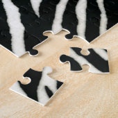 RAB Rockabilly Zebra Print Black & White Puzzle (Seite)