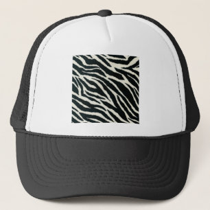 RAB Rockabilly Zebra Print Black & White Truckerkappe