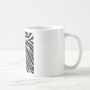 RAB Rockabilly Zebradruck Schwarz & Weiß Kaffeetasse