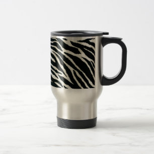 RAB Rockabilly Zebradruck Schwarz & Weiß Reisebecher