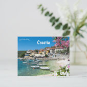 Rabac Kroatien Postkarte (Stehend Vorderseite)