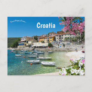 Rabac Kroatien Postkarte