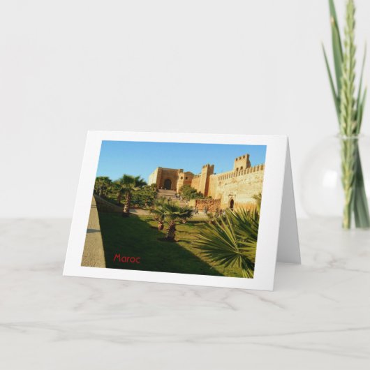 Rabat Castle Karte (Vorderseite)