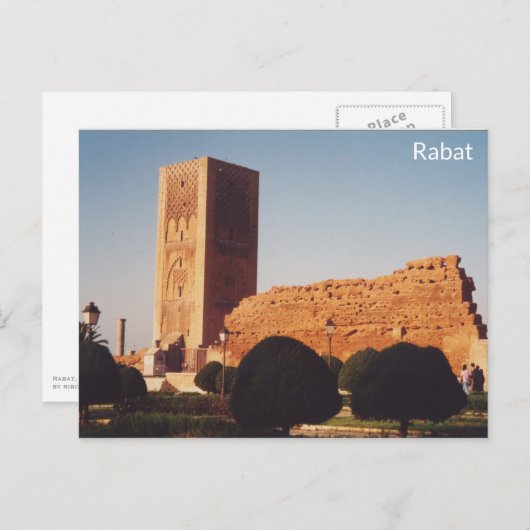 Rabat - Marokko Postkarte (Vorne/Hinten)