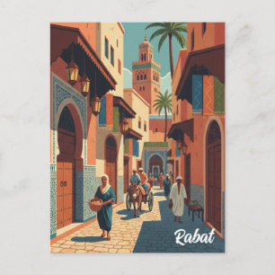 Rabat Marokko Reise Postkarte