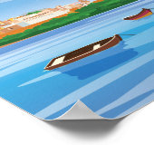 Rabat Marokko Reiseplakat Poster (Ecke)