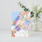 Rabat Marokko Stadtplan Postkarte (Stehend Vorderseite)