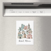 Rabat Morocco Travel Postcard Magnet (In Situ (Geschirrspüler))