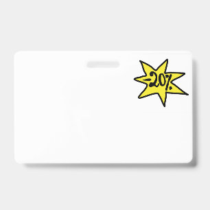 Rabatt 20%. Promotion, Bonus, Geschäft, Preis Ausweis