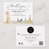 *~* Rabatt DANK IHNEN LOGO AP8 Review QR Begleitkarte (Vorne/Hinten)