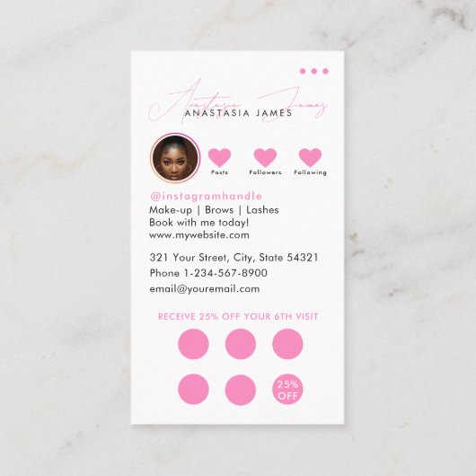 Rabatt für kleine Unternehmen Loyalität QR Code Gi Visitenkarte (Rückseite)