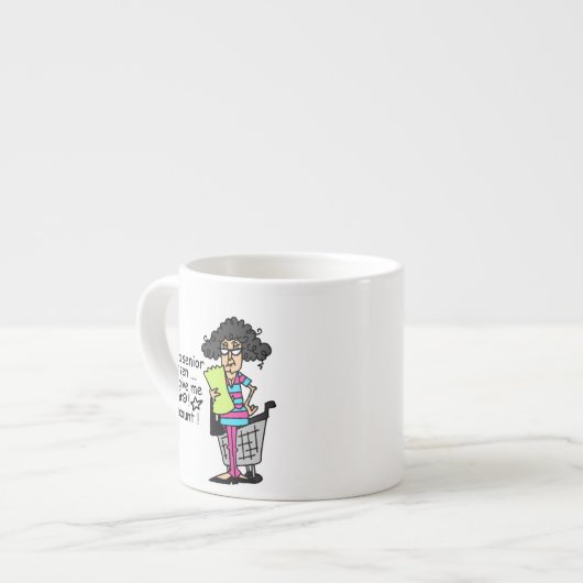 Rabatt für Senioren Espressotasse (Vorderseite Links)