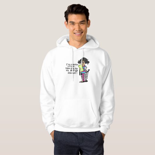 Rabatt für Senioren Hoodie (Vorne ganz)