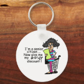 Rabatt für Senioren Schlüsselanhänger (Vorderseite)
