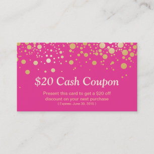 Rabatt-Kupon-Karten-bezaubernde Rabattkarte