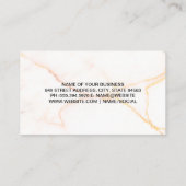 Rabatt | Marmor Visitenkarte (Rückseite)