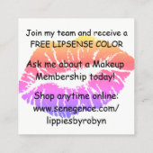 Rabatt Selfie Karte - Foto-Karte - Rabatte (Rückseite)