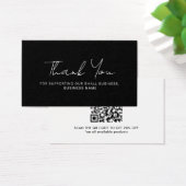 Rabatt Vielen Dank Business QR Code Card (Schreibtisch)