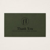 Rabatt Vielen Dank Business QR Code Card (Vorderseite)