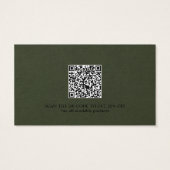 Rabatt Vielen Dank Business QR Code Card (Rückseite)