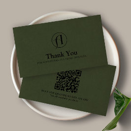 Rabatt Vielen Dank Business QR Code Card