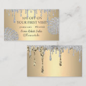 Rabattangebot Promo Code Erster Besuch Visitenkarte (Vorne/Hinten)