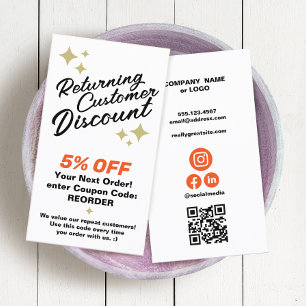 Rabattcoupon Kundentreue Rabattkarte