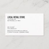 Rabattkarte | Digitaler farbiger Hintergrund (Rückseite)