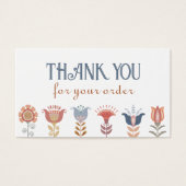 Rabattkarte für Blume der Volkskunst (Vorderseite)