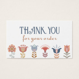 Rabattkarte für Blume der Volkskunst