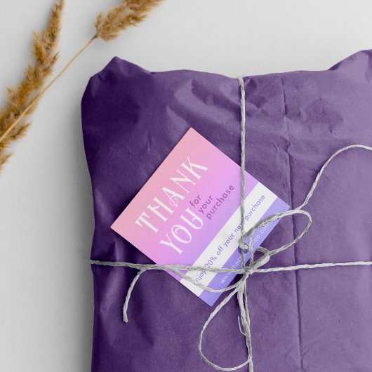 Rabattkarte für den Gradient Square Treuekarte