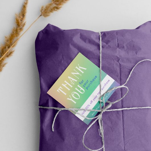 Rabattkarte für den Gradient Square Treuekarte