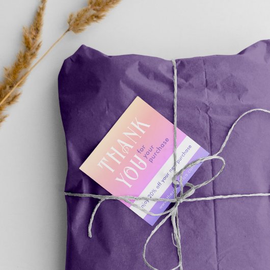 Rabattkarte für den Gradient Square Treuekarte